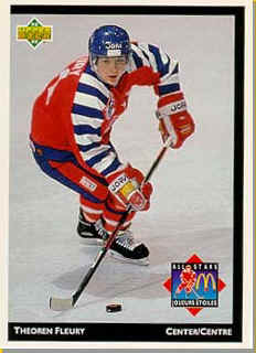 Theron Fleury Hockey Cards