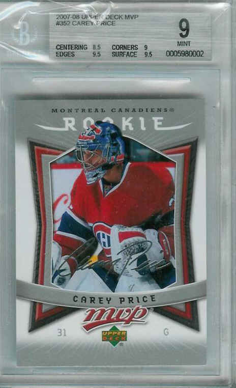 Carey Price Rookie Card for sale