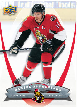 Daniel Alfredsson 2008-09 McDonalds Hockey Card