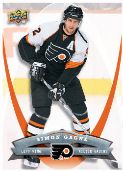 Simon Gagne 2008-09 McDonalds Hockey Card