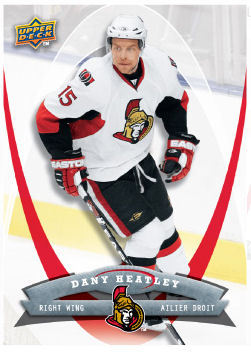 Dany Heatley 2008-09 McDonalds Hockey Card