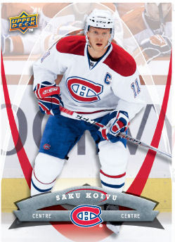 Saku Koivu 2008-09 McDonalds Hockey Card