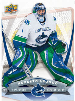 Roberto Luongo 2008-09 McDonalds Hockey Card