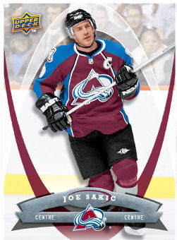 Joe Sakic 2008-09 McDonalds Hockey Card