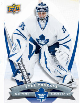 Vesa Toskala 2008-09 McDonalds Hockey Card