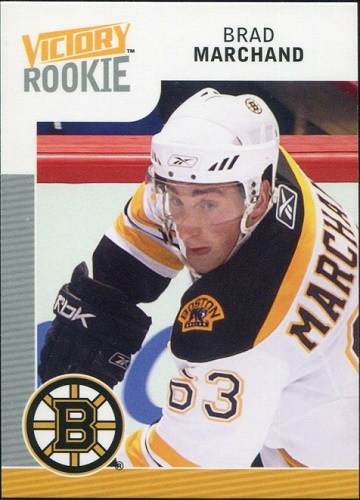 2009-10 UD Victory #302 Brad Marchand rookie card