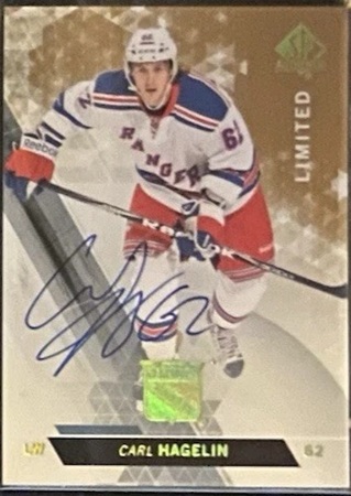 2013-14 Carol Hagelin SP Authentic Limited Autograph