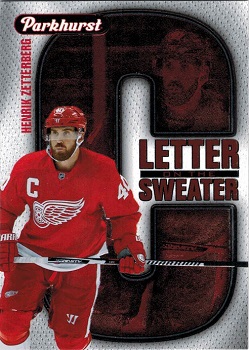 2016-17 Parkhurst Letter on the Sweater Henrik Zetterberg