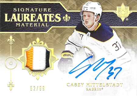 2018-19 Ultimate Collection Signature Laureates Casey Mittelstadt