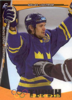 Niklas Lidstrom Olympics hockey card