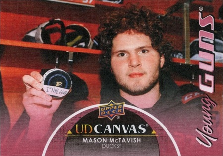 Mason McTavish 2021-22 UD Canvas Young Guns