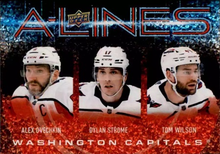 2024-25 Upper Deck A-Lines Washington Ovechkin Strome Wilson