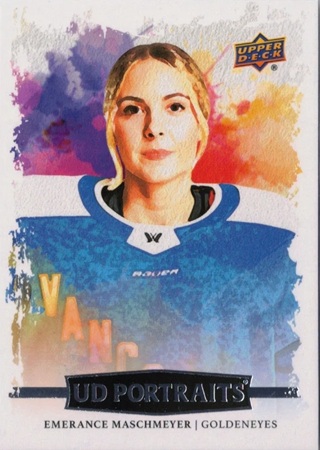 2025-26 Upper Deck PWHL Portraits Emerance Maschmeyer