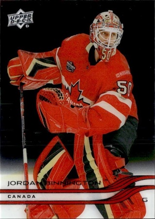 2025-26 UD Extended Jordan Binnington Canada