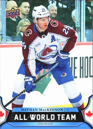2025-26 Upper Deck All-World Team Nathan MacKinnon