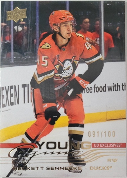 2025-26 Upper Deck Young Guns Exclusives Beckett Sennecke #701