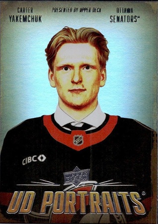 2026-27 UD Portraits Carter Yakemchuk