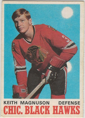 1970-71 O-Pee-Chee Keith Magnuson Rookie Card