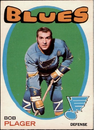 1971-72 O-Pee-Chee Bob Plager