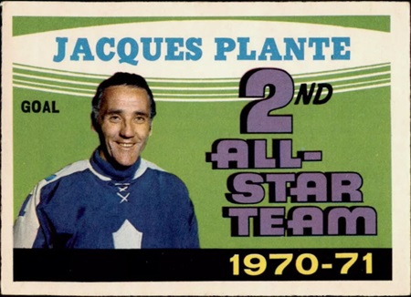 1971-72 O-Pee-Chee Jacques Plante AS