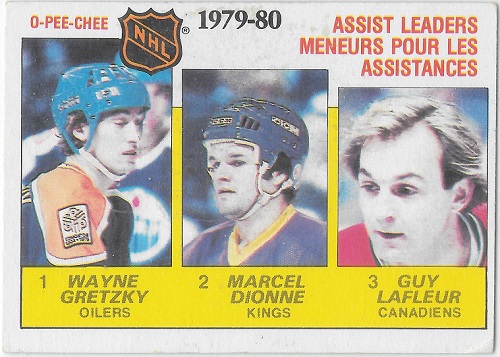 1980-81 O-Pee-Chee Gretzky Dionne Lafleur #162