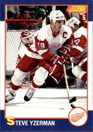 1991-92 Kellogg's Score Steve Yzerman