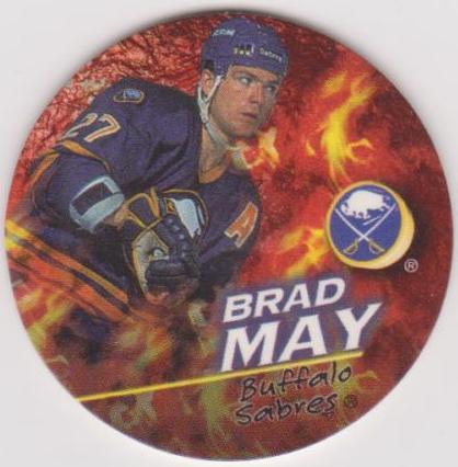 1995-96 NHL POGS Brad May