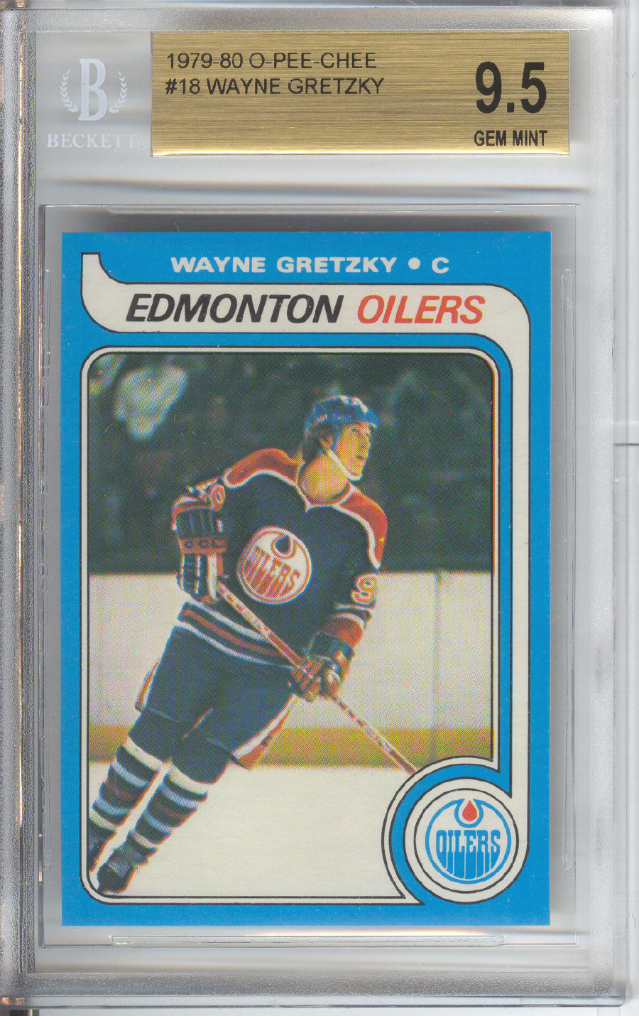 Wayne Gretzky Rookie Card OPC BGS 9.5