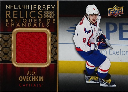 2015-16 Tim Hortons Jersey Relics Alex Ovechkin