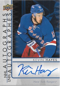 2015-16 Tim Hortons Autographs #A-KH Kevin Hayes