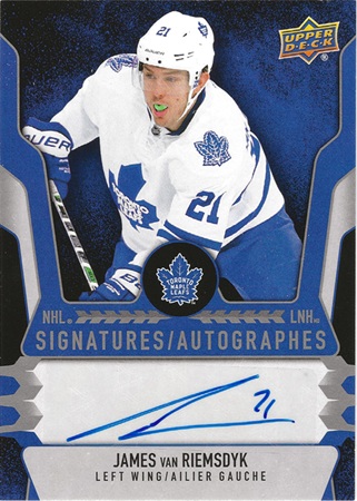2016-17 Tim Hortons Signatures James van Riemsdyk