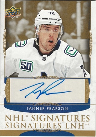 2020-21 Tim Hortons Signatures Tanner Pearson
