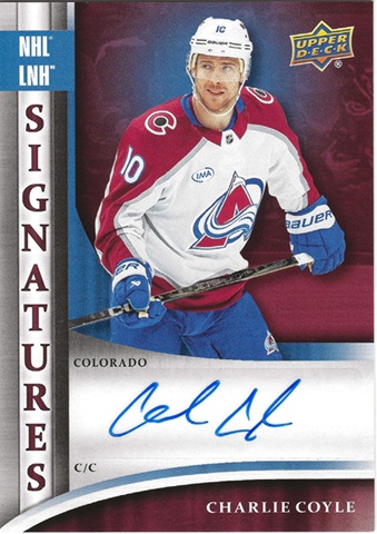 2025-26 Tim Hortons Signature Charlie Coyle