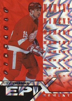 Steve Yzerman Pinnacle Epix Orange Play